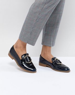 asos navy loafers