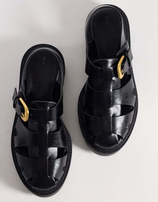 ASOS DESIGN - Magic - Chaussures style pêcheur à semelle chunky - Noir, 2 de 4