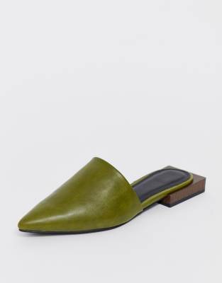 asos flat mules