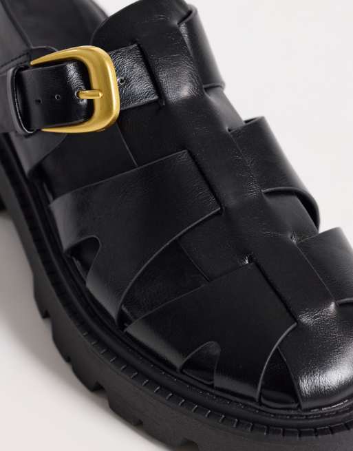 ASOS DESIGN - Magic - Vissersschoenen met dikke zool in zwart, 4 van 4
