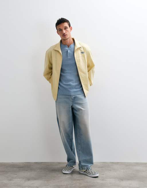 ASOS DESIGN maglia henley oversize blu, 2 di 5