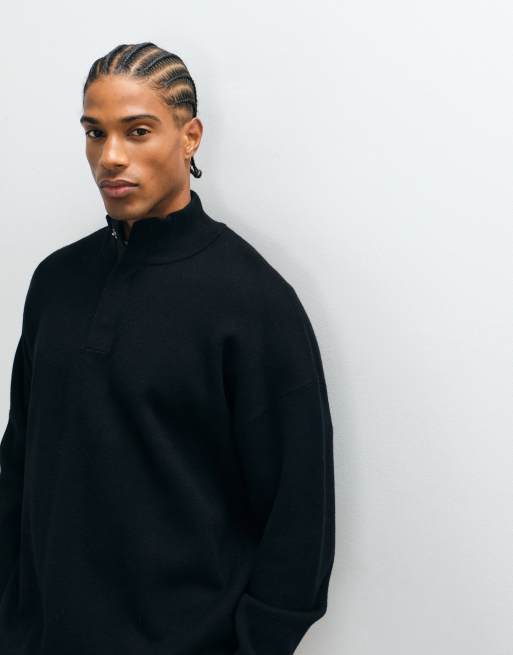 ASOS DESIGN maglia morbida a collo alto nera, 5 di 5