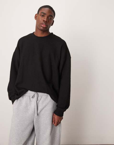 ASOS DESIGN - Maglietta a maniche lunghe super oversize nera con maniche ampie - view 1