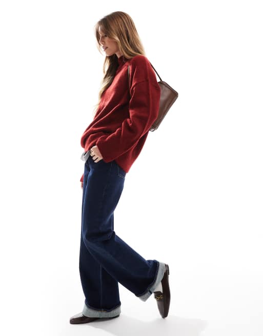 Outfit Maglione Lungo Bordeaux Come Abbinare Il Outfit Gonna