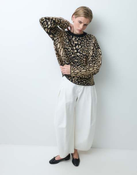 ASOS DESIGN maglione con stampa leopardata - view 1