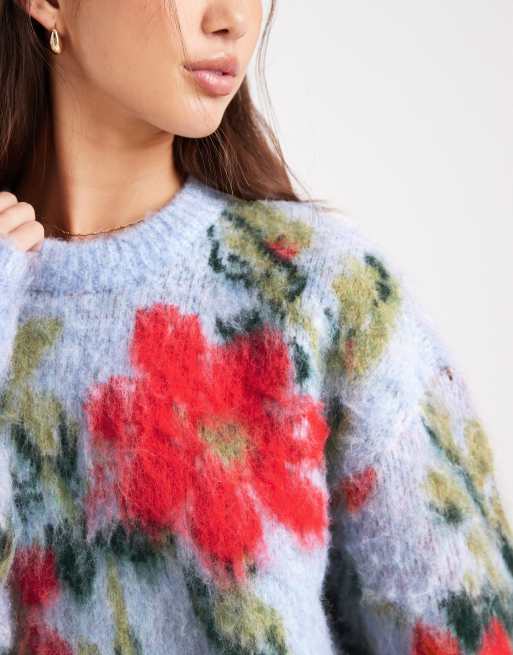 Maglione da bambina a maniche lunghe girocollo con lettere