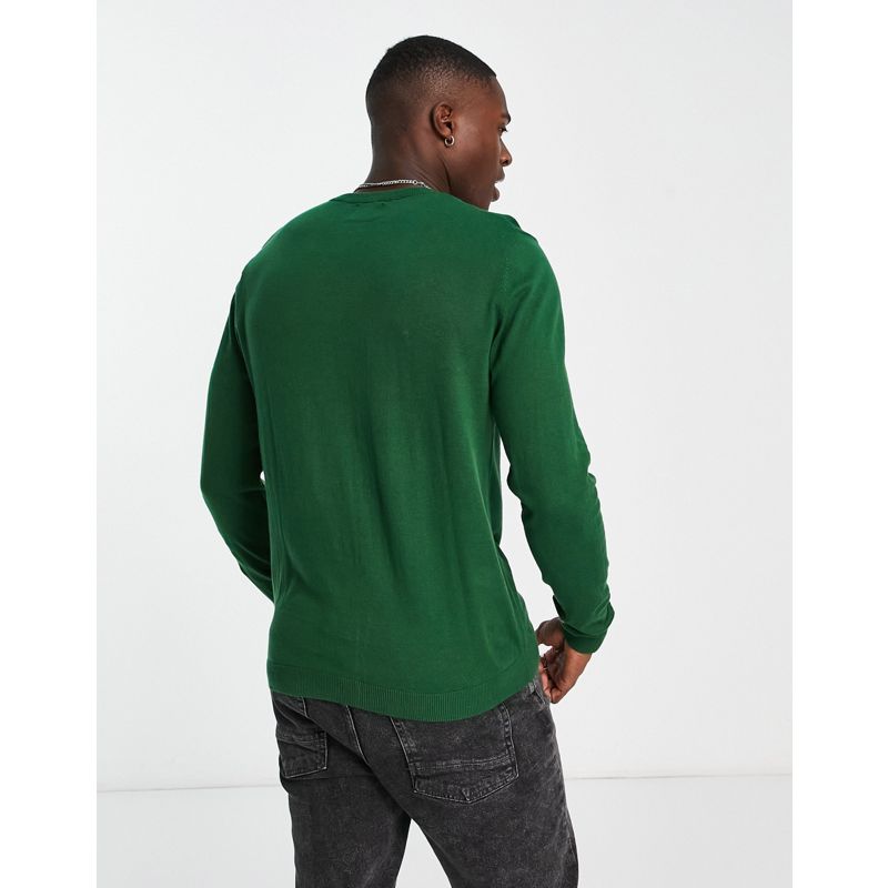 hosFW Maglioni DESIGN - Maglione in maglia di cotone verde