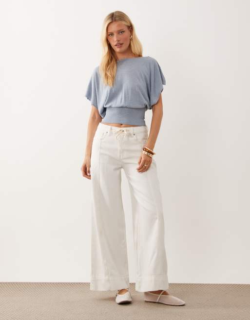 ASOS DESIGN - Maglione lavorato con bottoni multiposizione blu, 2 di 4