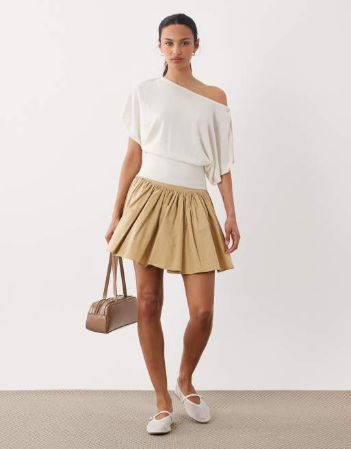 ASOS DESIGN - Maglione lavorato con bottoni multiposizione écru, 2 di 4