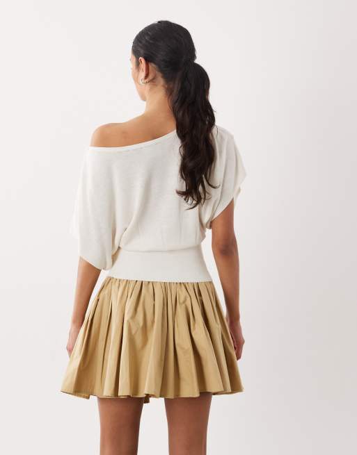 ASOS DESIGN - Maglione lavorato con bottoni multiposizione écru, 4 di 4
