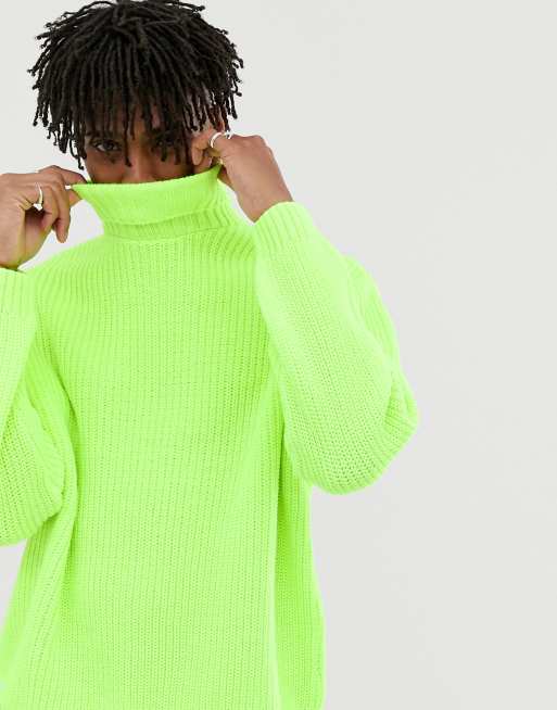 Maglia fluo collo alto online