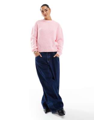 Maglione in Cashmere - Rosa Brillante