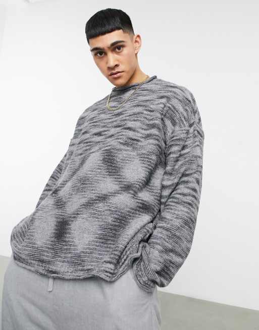 ASOS DESIGN Maglioni oversize grigio m lange in coordinato ASOS