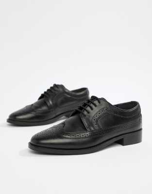 asos black brogues