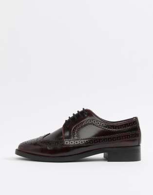 Asos design mai tai leather brogues online