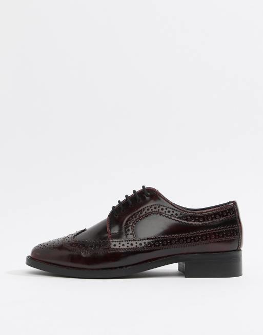 Asos design mai hot sale tai leather brogues