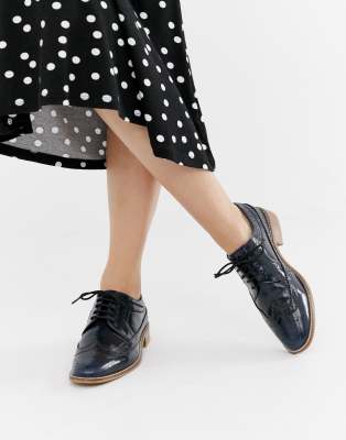 asos design mai tai leather brogues