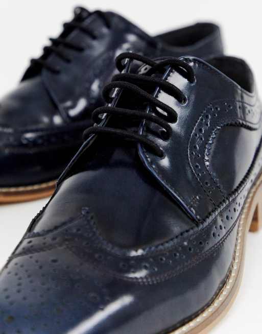 Asos design mai hot sale tai leather brogues