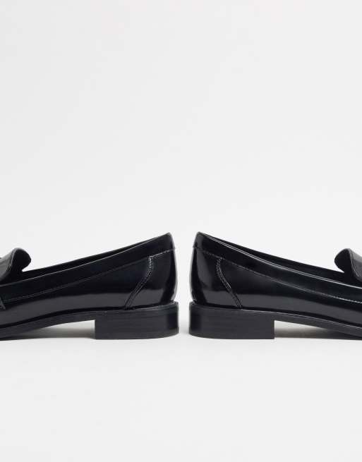 ASOS DESIGN - Mail - Sorte flade sko i loafer-stil, 4 af 4