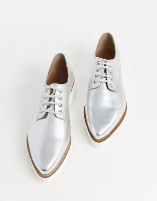 asos silver shoes