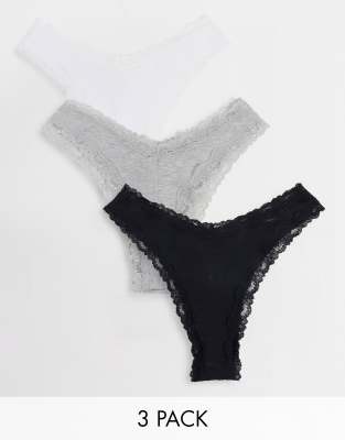 string coton taille haute