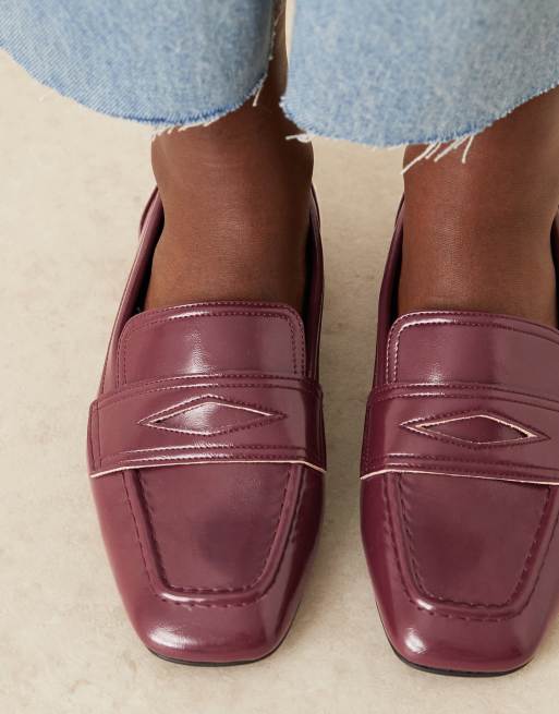 ASOS DESIGN - Malta - Bordeaux loafers, 3 af 4