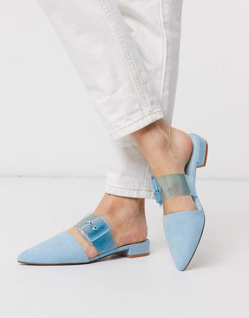 Asos store mules flat