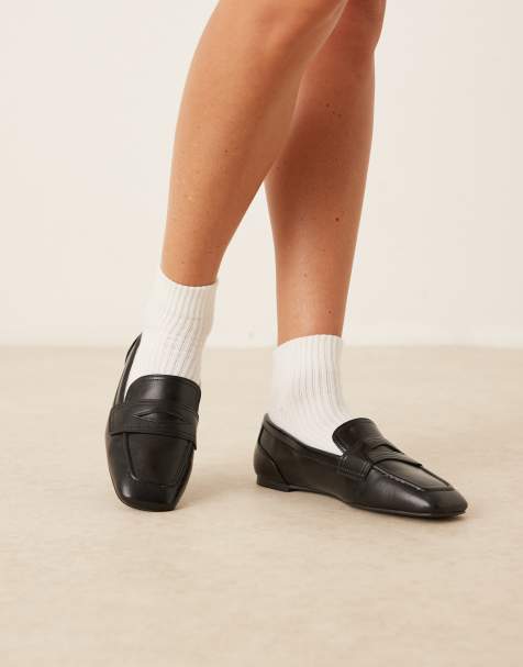 ASOS DESIGN Malta loafers in black - view 1