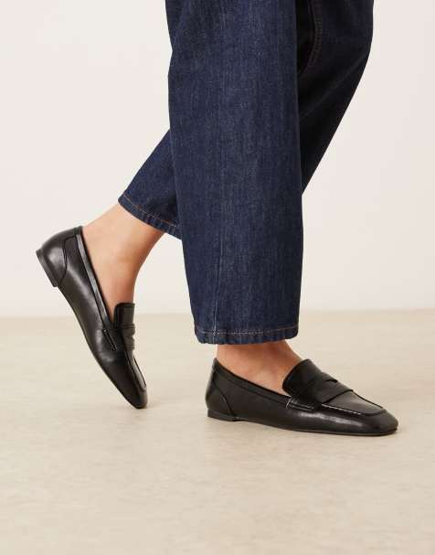 ASOS DESIGN - Malta - Sorte loafers - view 1