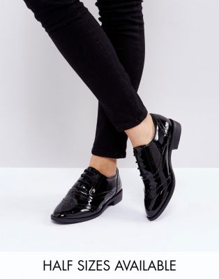 black flat going out shoes