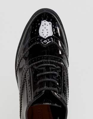 asos manic flat brogues