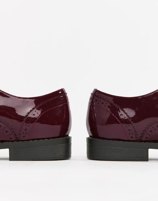 Asos manic 2024 flat brogues