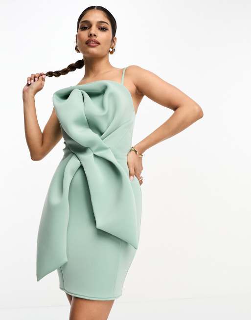 Asos mint cheap green dress