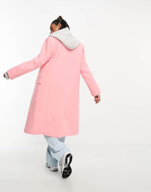 Manteau rose asos sale