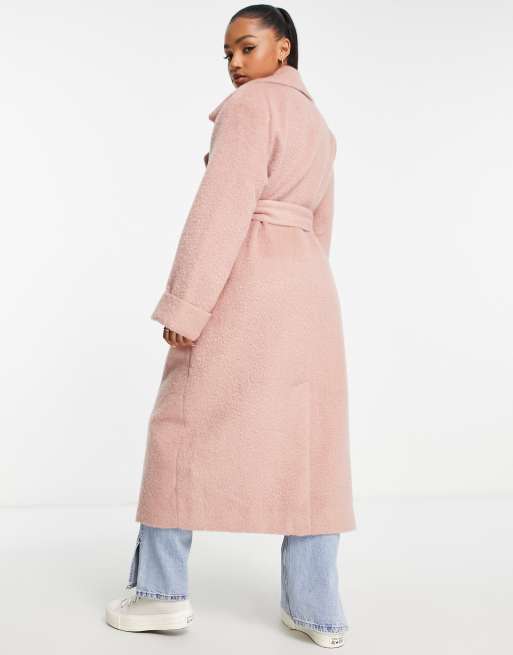 Manteau discount rose asos