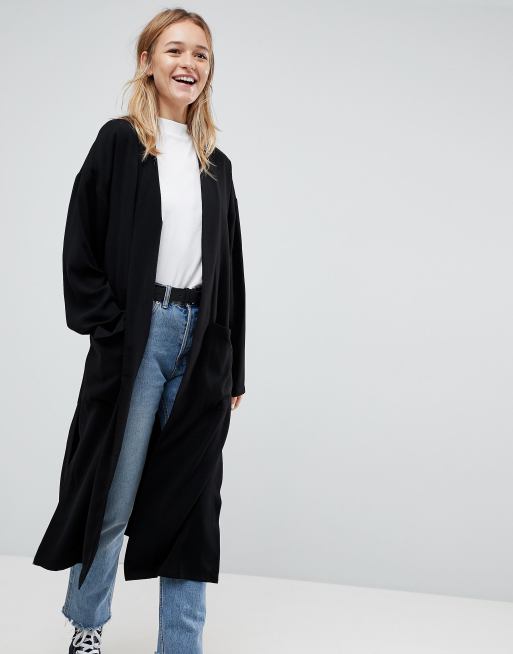 asos long manteau