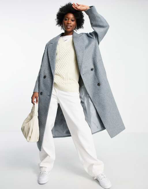 Manteau oversize bleu new arrivals