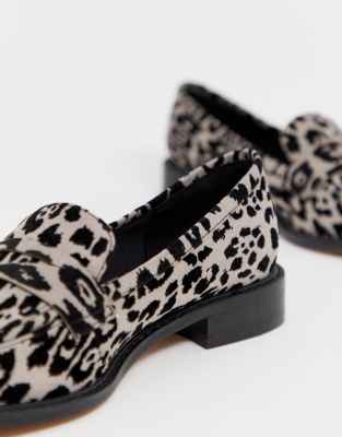 asos design mantra loafer flat shoes
