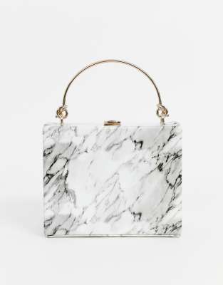 grey clutch bag asos
