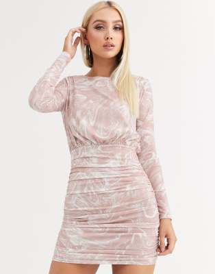 asos marble dress