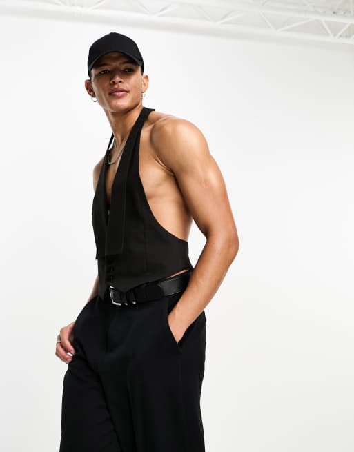 ASOS DESIGN – Marcel – Grå kostymväst med extra smal passform