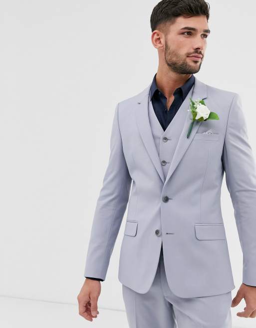 ASOS DESIGN - Mariage - Costume slim - Bleu Kentucky, 2 de 4