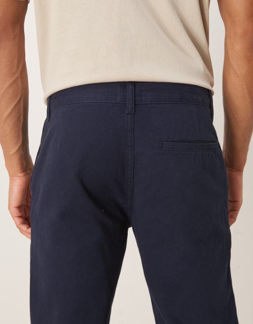 ASOS DESIGN – Marinblå chinos med rak passform, 5 av 5