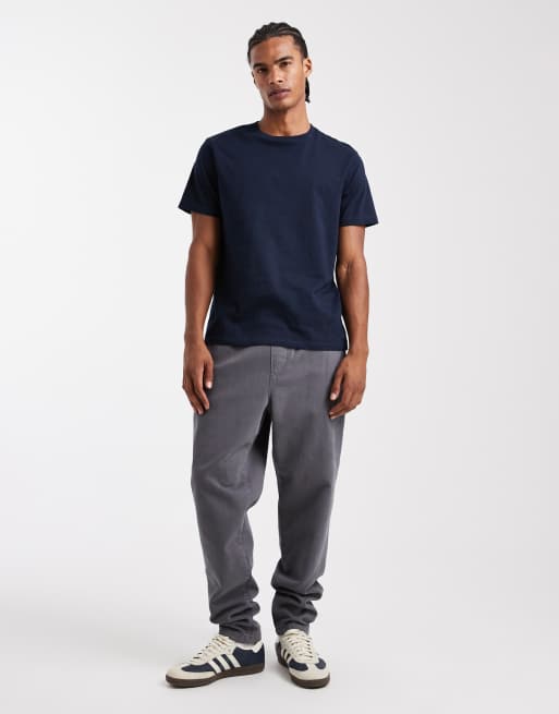 ASOS DESIGN – Marinblå, enkel t-shirt i regular fit  , 2 av 5
