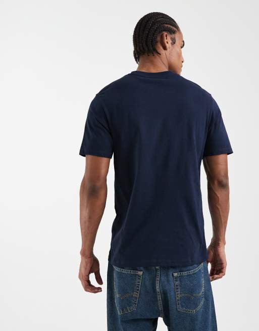ASOS DESIGN – Marinblå, enkel t-shirt i regular fit, 4 av 5
