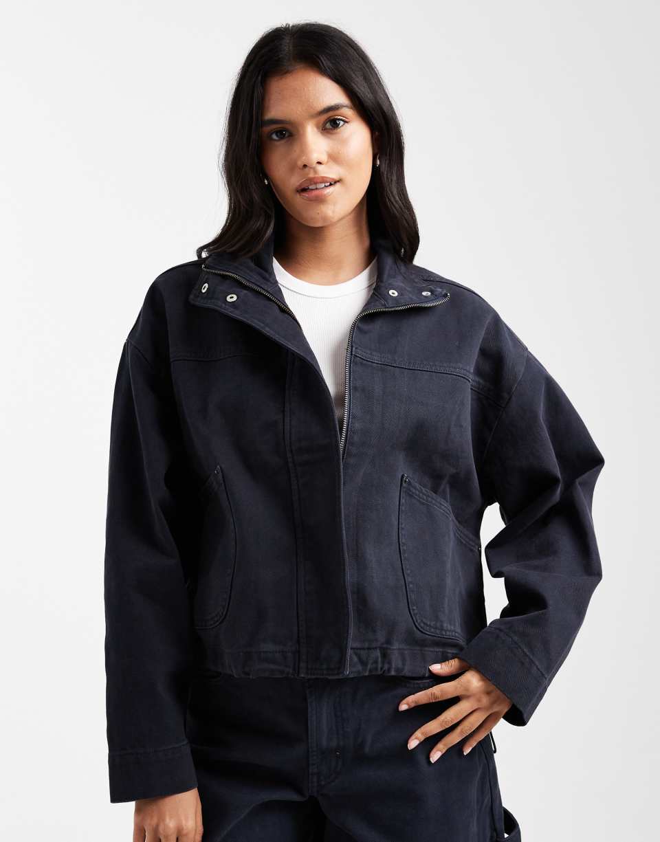 Navy Denim Jacket