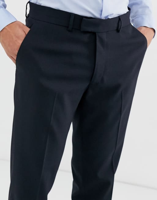 ASOS DESIGN - Marinblå kostymbyxor i skinny fit, 3 av 4