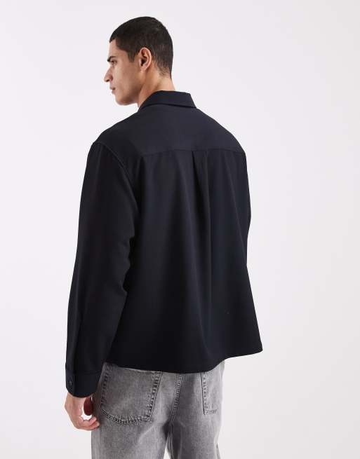 ASOS DESIGN – Marinblå rugbytröja i oversize, 3 av 5