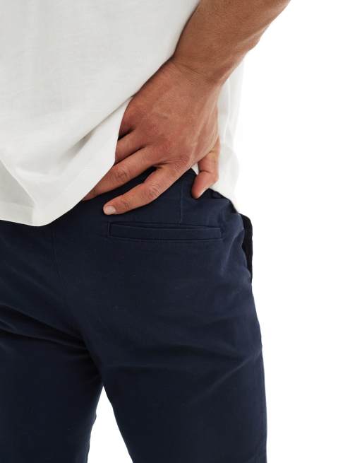 ASOS DESIGN Marinblå skinny chinos, 5 av 5