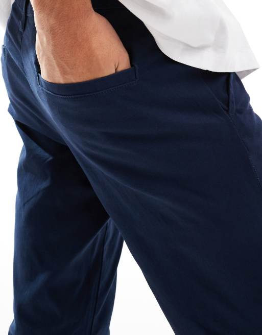 ASOS DESIGN Marinblå smala chinos, 5 av 5